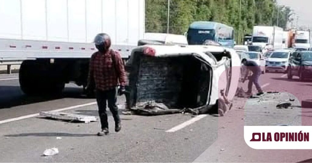 Accidente en la autopista México-Pachuca