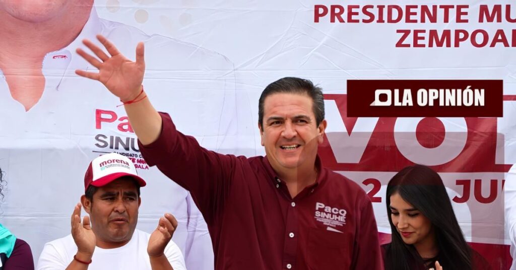 Contundente el triunfo de Francisco Sinuhé en Zempoala