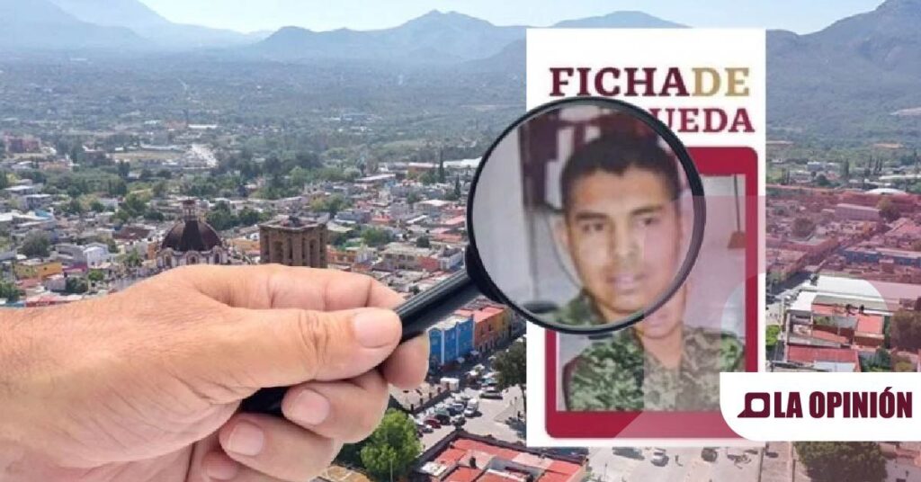 Desaparición de militar activo en Hidalgo: Emiten ficha de búsqueda