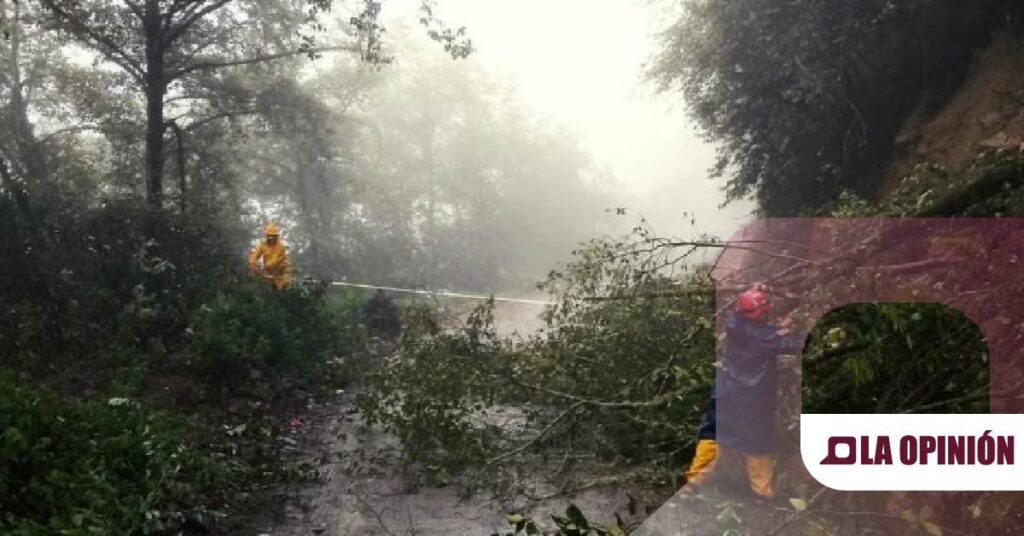 Alerta en Hidalgo por fuertes lluvias: Socavones, derrumbes y suspensión de clases