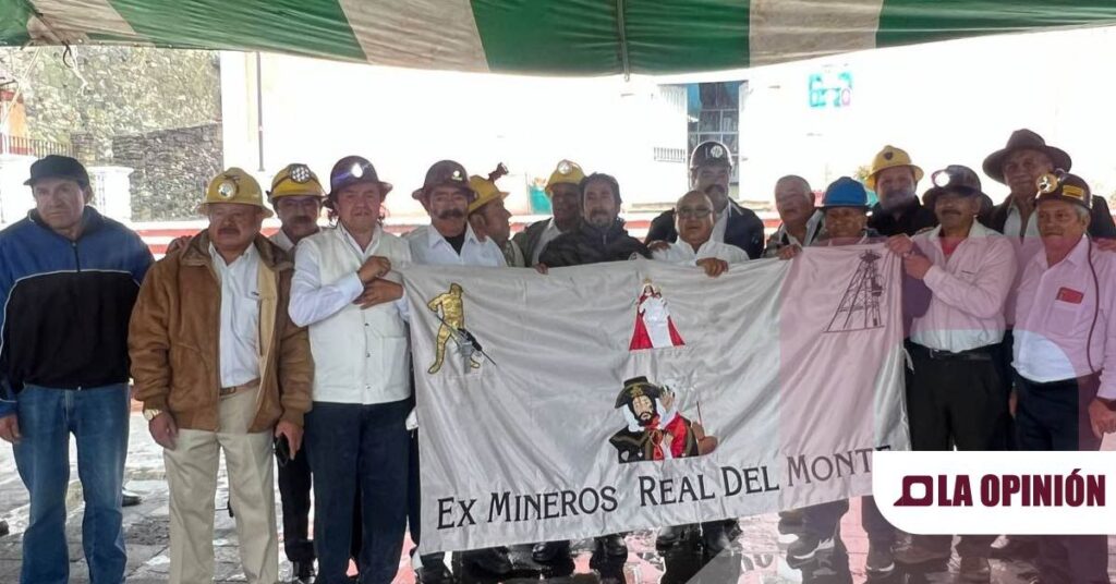 Ex mineros conmemoran su día en Real del Monte
