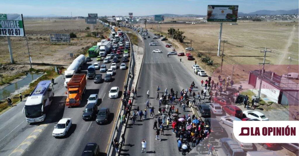 Amenazan con posible bloqueo en la México-Pachuca