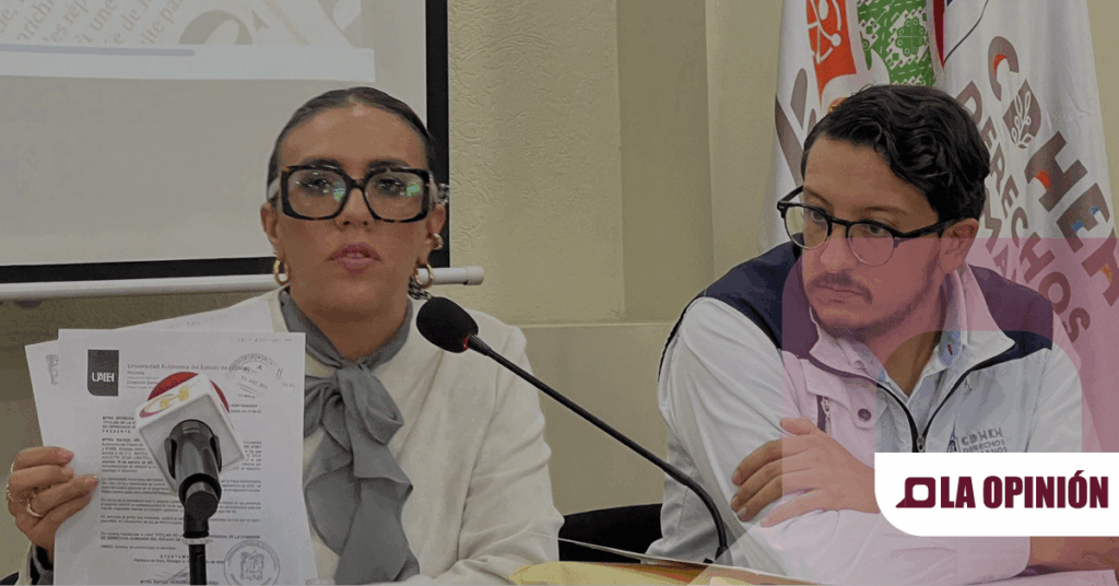 Exhorta CDHEH a rector de la UAEH a disculparse públicamente por agresión a estudiantes del IDA