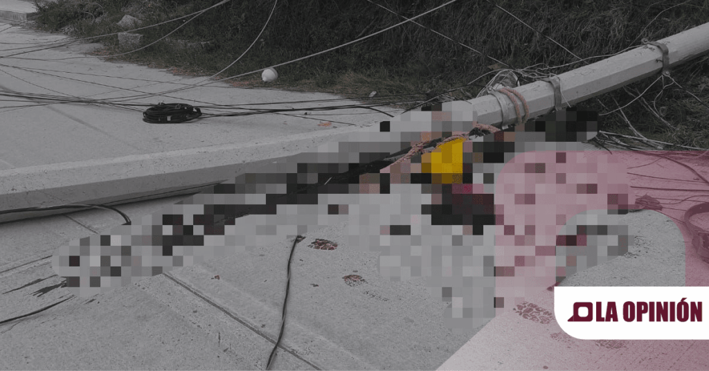 Trágico accidente en Ixmiquilpan: Trabajador de la CFE muere aplastado por poste eléctrico