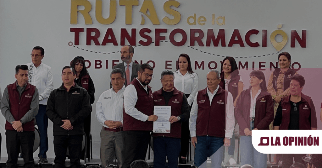 Menchaca entregó 813 reconocimientos a funcionarios que participan en Rutas de la Transformación