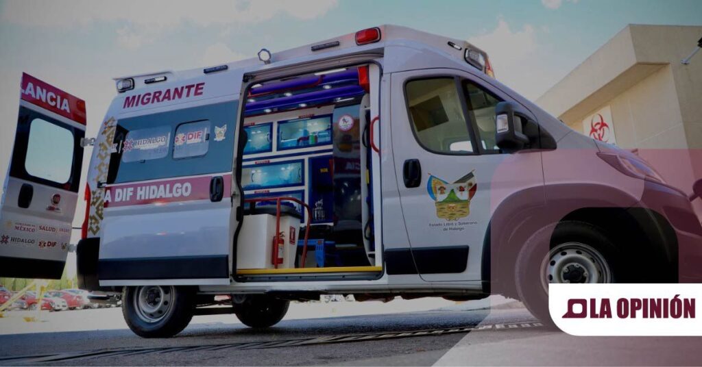 DIF Hidalgo fortalece atención a migrantes con la entrega de 3 ambulancias