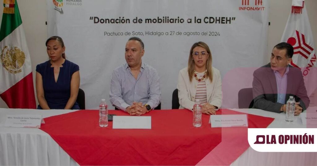 Infonavit dona mobiliario a la CDHEH por $1.7 millones