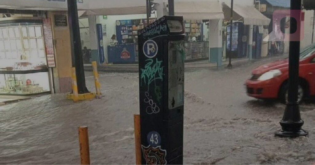 Lluvias Intensifican encharcamientos en Pachuca; autoridades activan operativos de emergencia