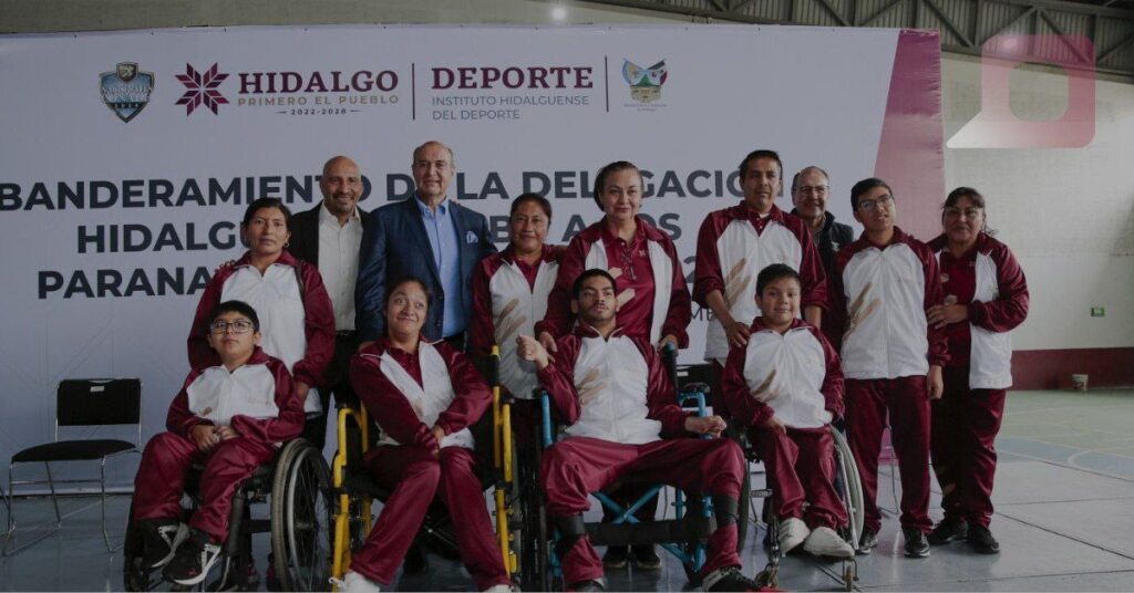 Hidalgo se prepara para los paranacionales CONADE 2024: Abanderamiento de 74 Atletas