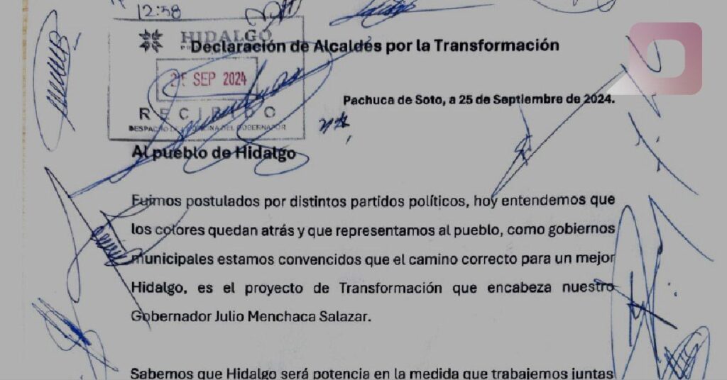 Alcaldes de oposición firman acuerdo de apoyo a Julio Menchaca