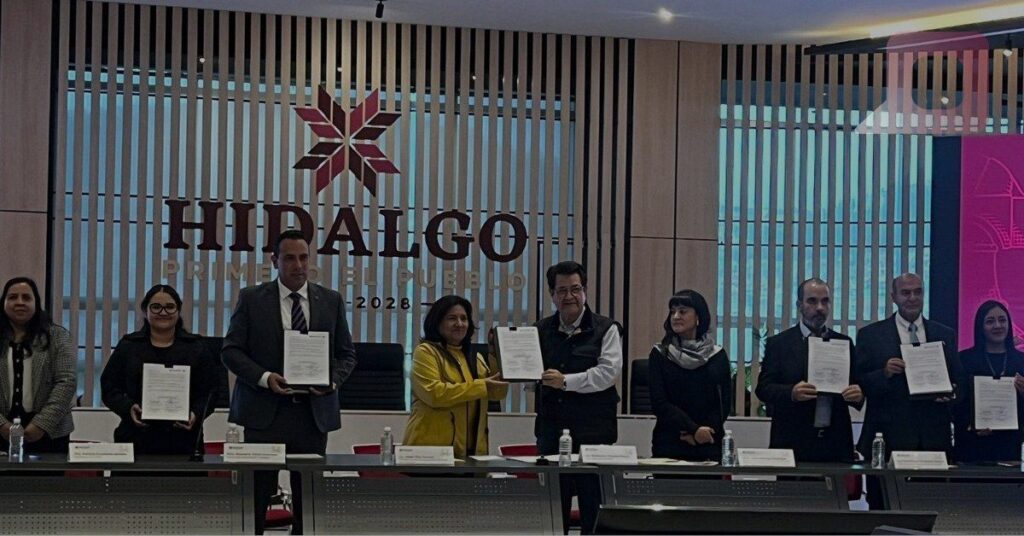 Firman convenio en Hidalgo: reforzar prevención del embarazo adolescente y apoyo a madres menores de 15 años