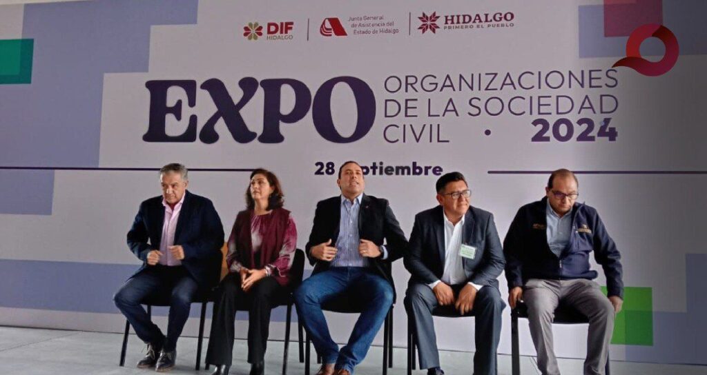 Presentan la Expo Organizaciones de la Sociedad Civil 2024 en la Plaza Juárez de Pachuca