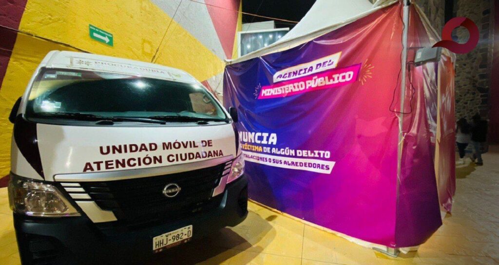 PGJEH despliega unidad móvil para denuncias en la Feria de San Francisco