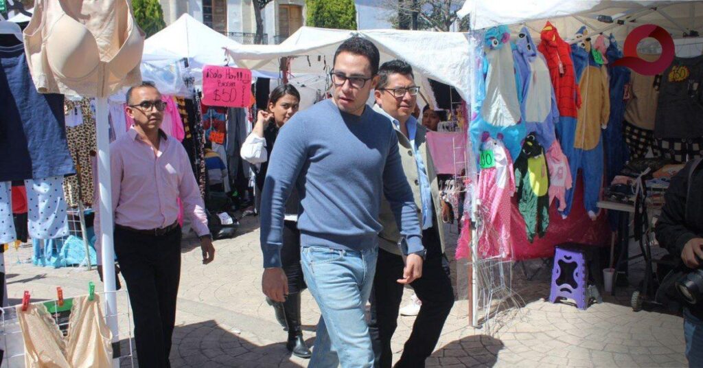 Advierten comerciantes de Pachuca volver a reinstalarse en calles del Centro Histórico