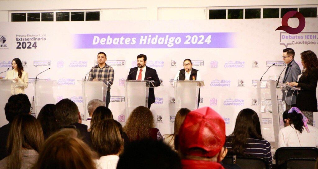 Realizan primer debate electoral para el Ayuntamiento de Cuautepec de Hinojosa