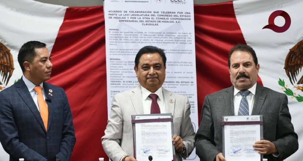 Impulsarán CCEH y Congreso Local el desarrollo económico y turístico de Hidalgo