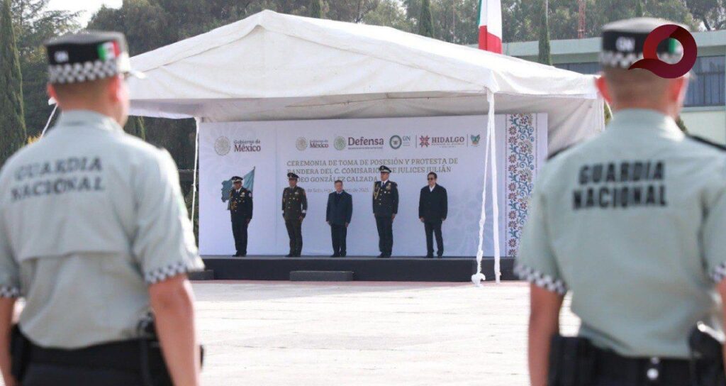 Toma protesta nuevo coordinador de Guardia Nacional en Hidalgo