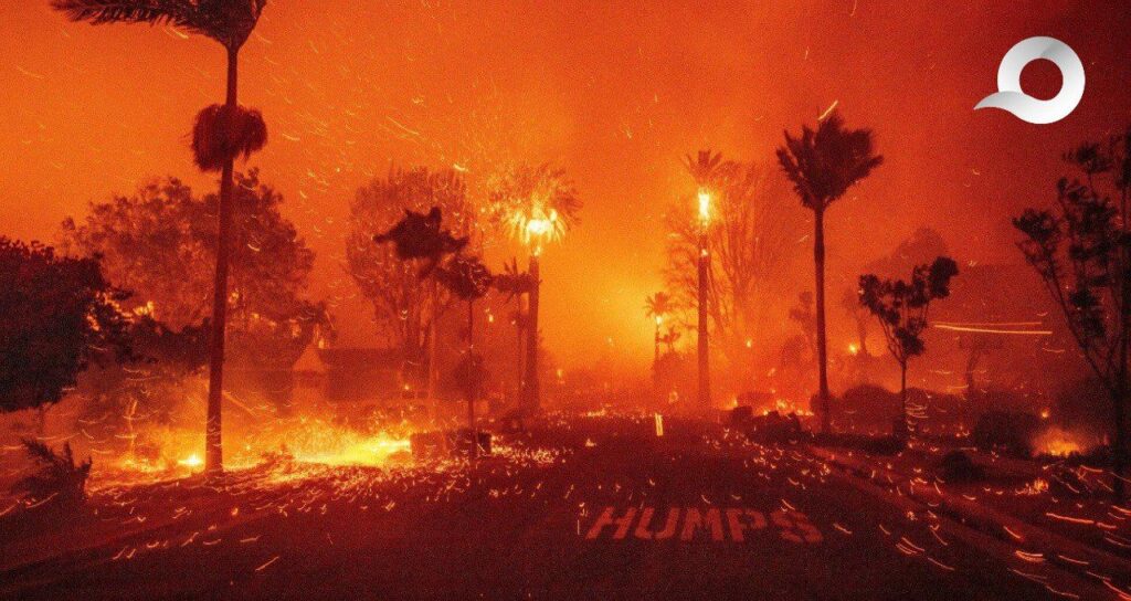 Autoridades de Los Ángeles frenan el avance del fuego