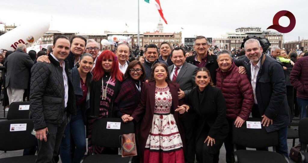 Menchaca respalda a Sheinbaum en su informe de 100 días