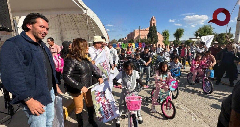 Infancias de pueblos originarios se benefician con Bicicletón Indígena 2024