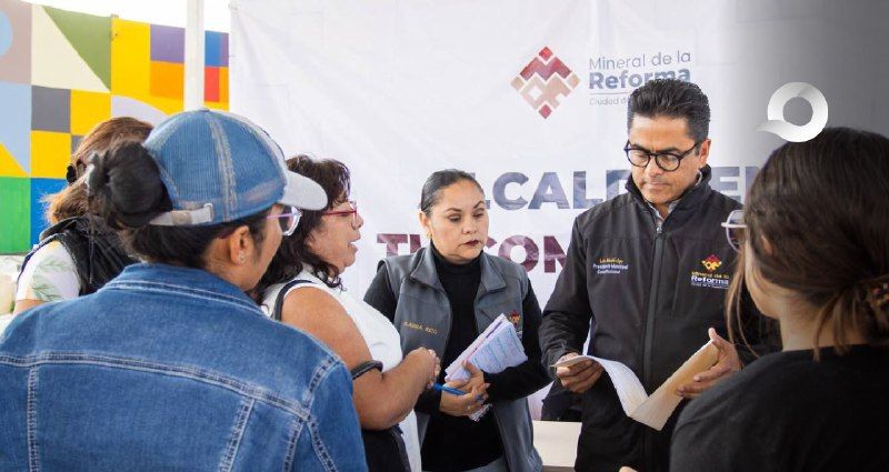 Alcalde de Mineral de la Reforma fortalece vínculo con la comunidad