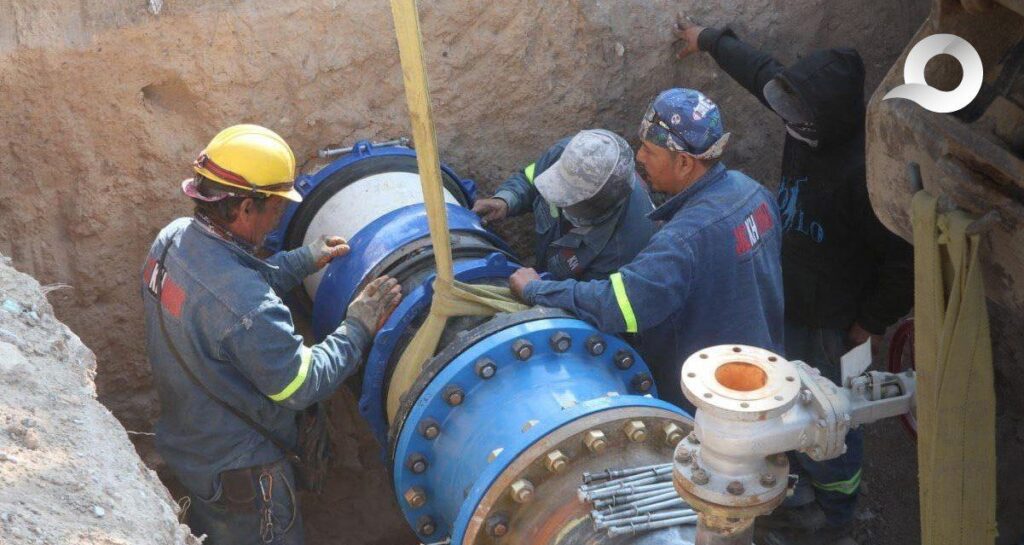 Renuevan infraestructura hidráulica en Pachuca; 18 colonias sin servicio temporal