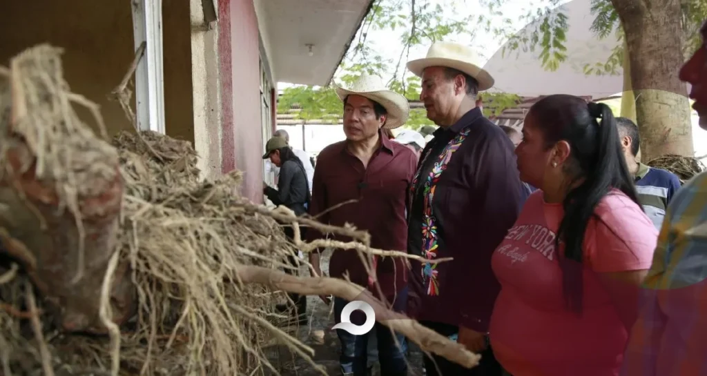 escuelas afectadas por lluvias en Huehuetla