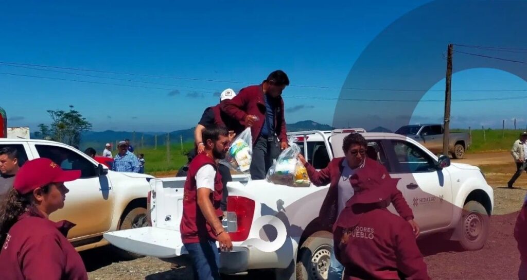 Gobierno de Hidalgo despliega brigadas y ayuda humanitaria ante lluvias atípicas