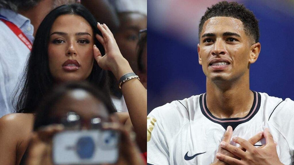 Quién es Ashlyn Castro, la novia de Jude Bellingham en el Mundial 2026 Ashlyn Castro, modelo estadounidense de raíces latinas y novia de Jude Bellingham, en las gradas durante un partido del Mundial 2026