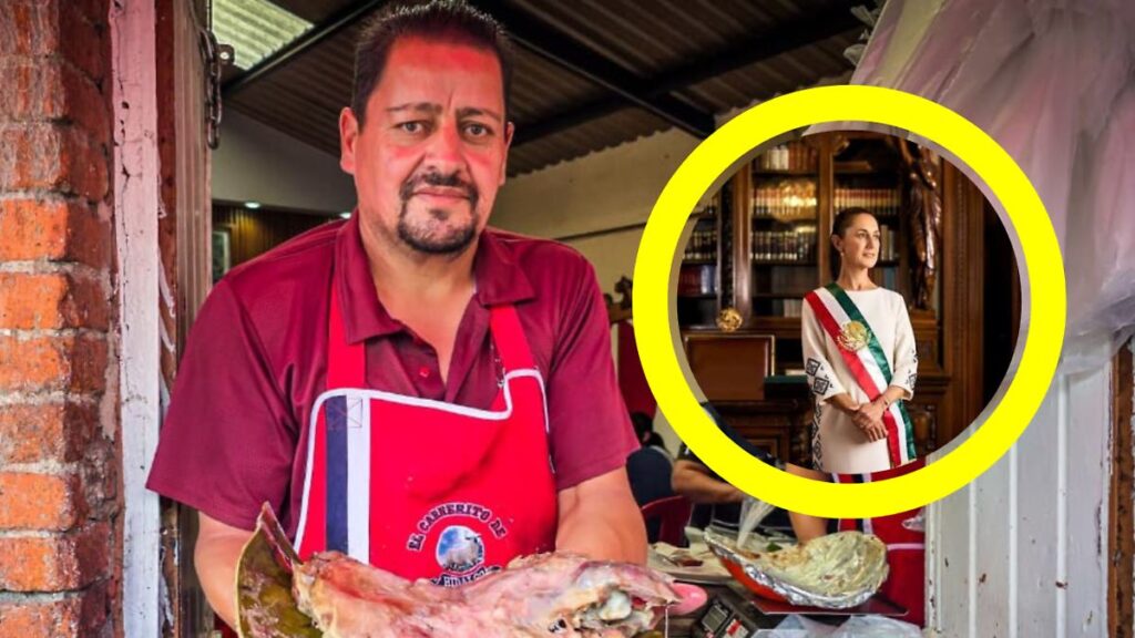 El Carnerito, la barbacoa de Tulancingo que conquistó a Sheinbaum y AMLO Barbacoa de borrego servida en plato tradicional del restaurante El Carnerito de Tulancingo
