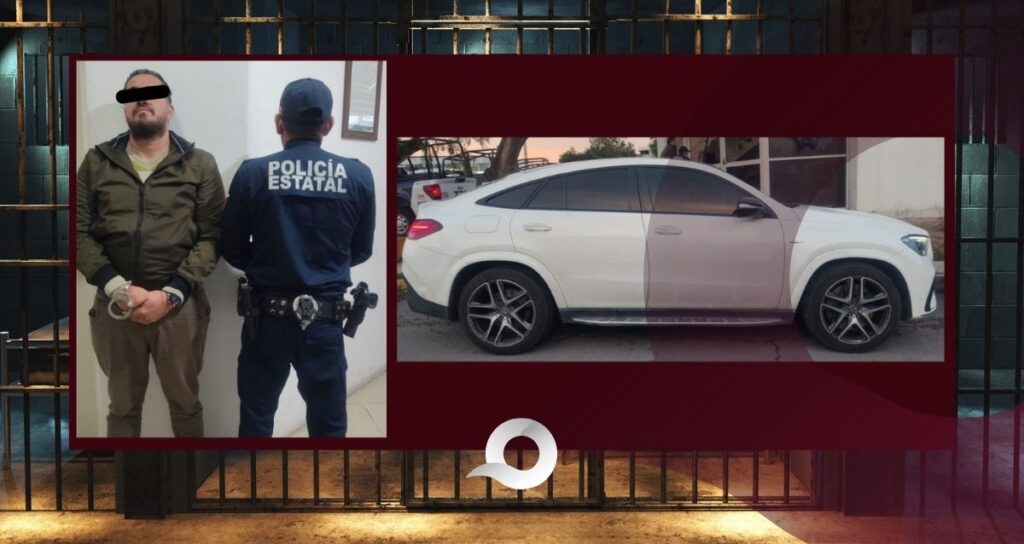 Recuperan vehículo robado en Pachuca y detienen a presunto ladrón