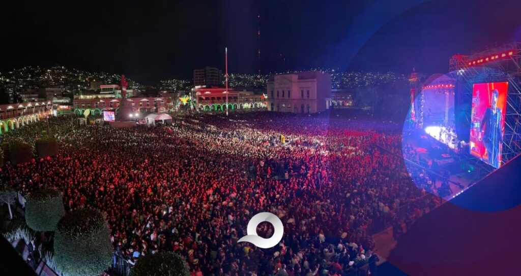Grito de Independencia en Pachuca: 23 arcos de seguridad y gran despliegue técnico en Plaza Juárez Grito de Independencia en Pachuca: 23 arcos de seguridad y gran despliegue técnico en Plaza Juárez
