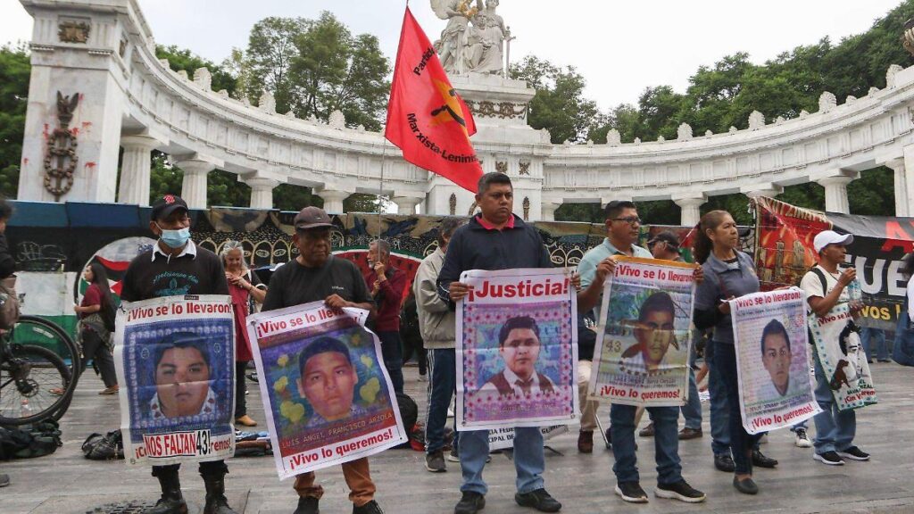 Claudia Sheinbaum en conferencia sobre avances del caso Ayotzinapa y detención de Ángel Aguirre