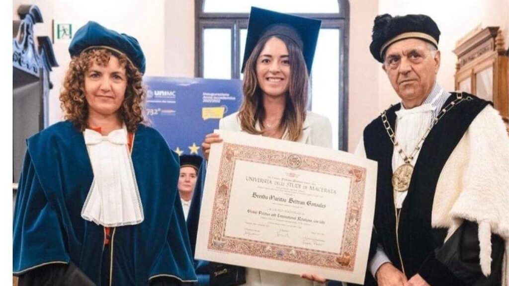 Brenda Beltrán, emprendedora originaria de Zimapán, Hidalgo, que desarrolla proyectos empresariales en Milán, Italia