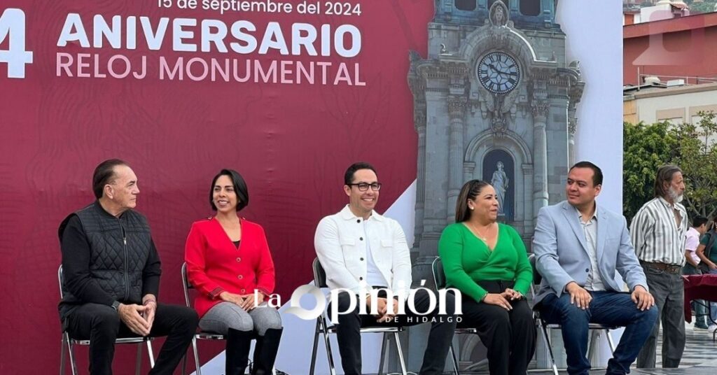 Celebran el 114 Aniversario del Reloj Monumental de Pachuca