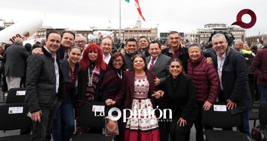 Menchaca respalda a Sheinbaum en su informe de 100 días