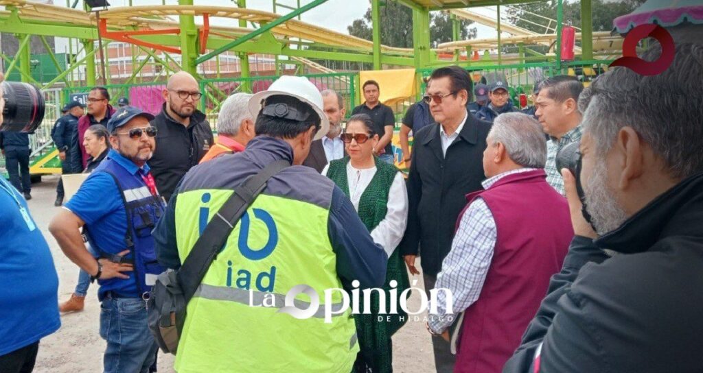 Secretario de Gobierno supervisa seguridad en la feria San Francisco Pachuca 2024