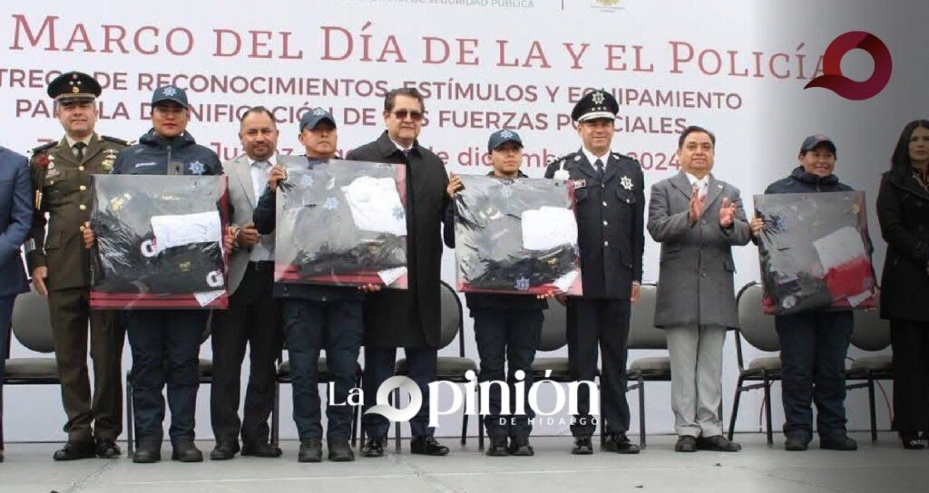 Hidalgo fortalece a sus fuerzas policiales con aumento salarial y nuevo equipamiento