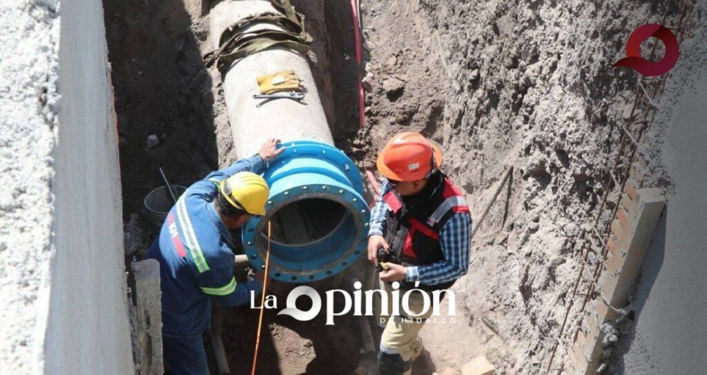 Continúan los trabajos para la rehabilitación del acueducto Téllez