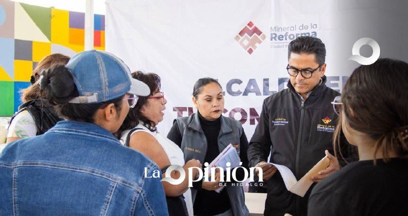 Alcalde de Mineral de la Reforma fortalece vínculo con la comunidad