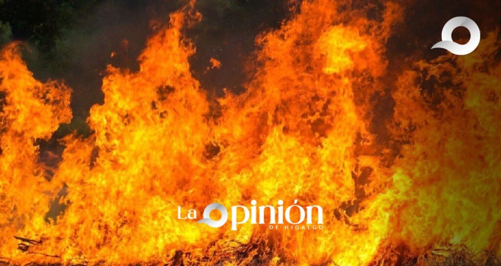 Incendio forestal de grandes proporciones amenaza zona boscosa de Epazoyucan