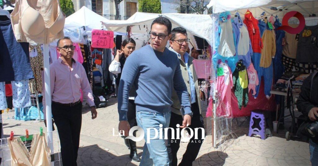 Advierten comerciantes de Pachuca volver a reinstalarse en calles del Centro Histórico