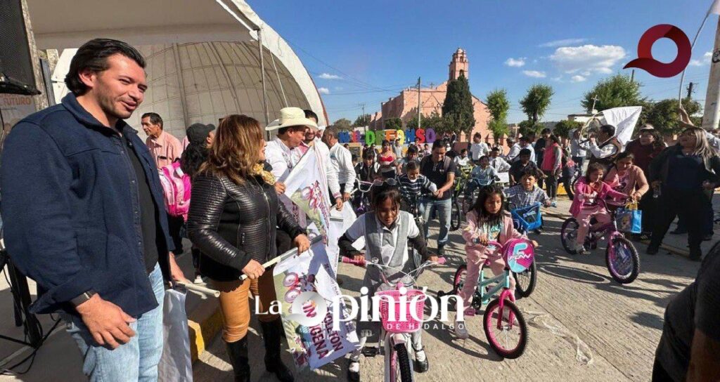 Infancias de pueblos originarios se benefician con Bicicletón Indígena 2024