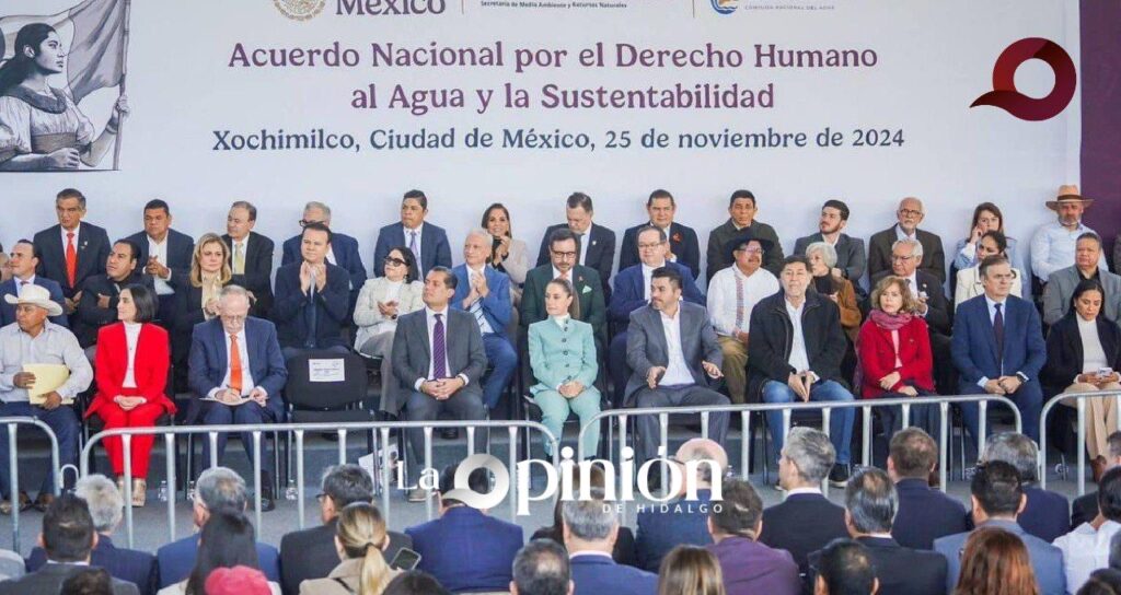 Menchaca participa en firma de Acuerdo Nacional por el Derecho al Agua y la Sustentabilidad