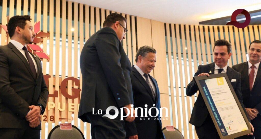 Gobernador de Hidalgo destaca certificación antisoborno