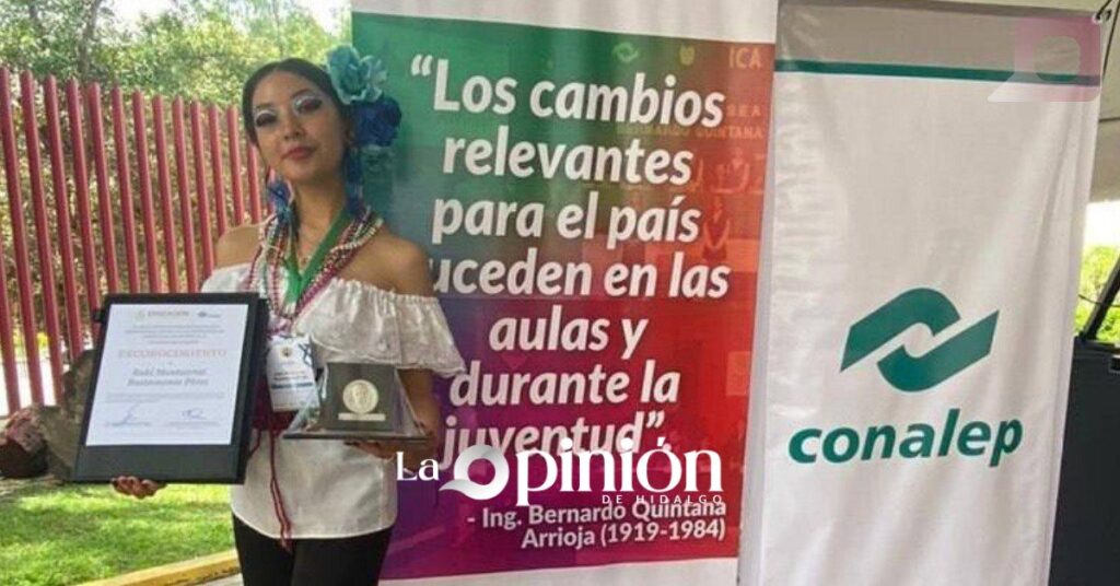 Estudiante de CONALEP Hidalgo obtuvo Presea Nacional