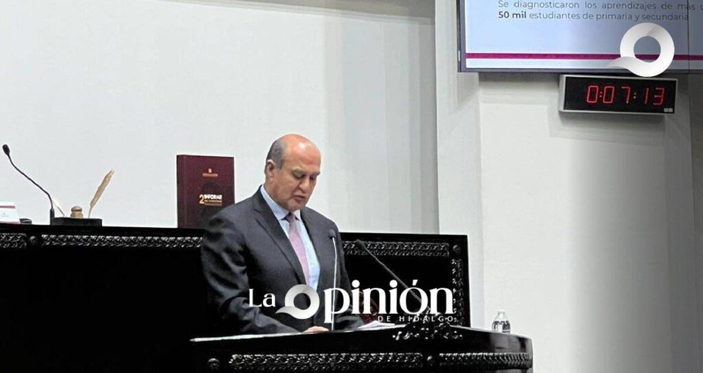 Natividad Castrejón presenta informe ante el Congreso