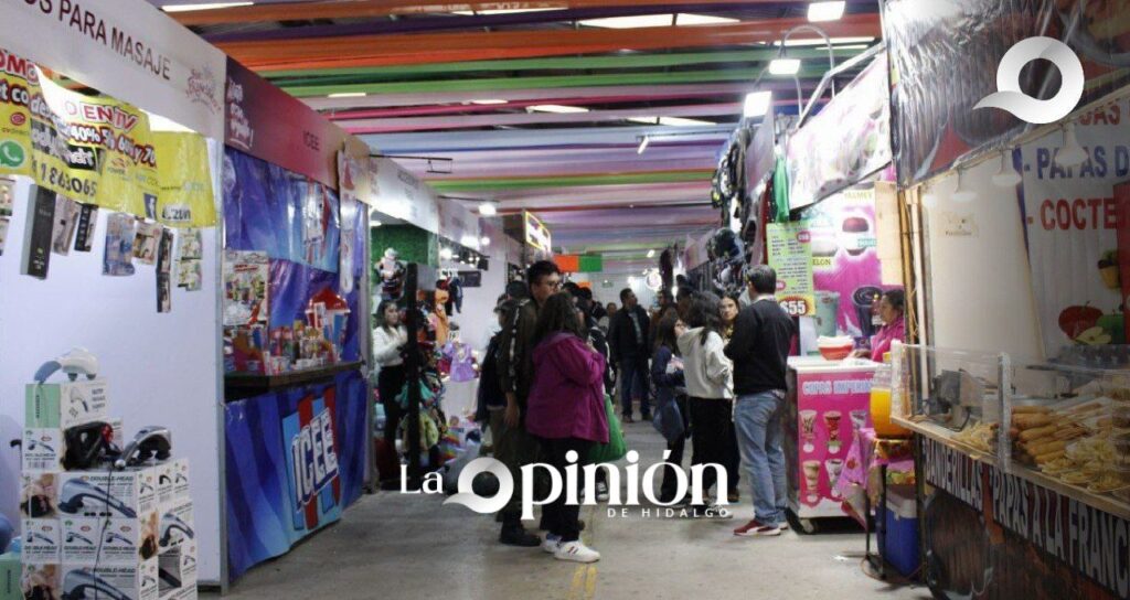 Participan 200 expositores en zona comercial de la Feria San Francisco Pachuca 2024