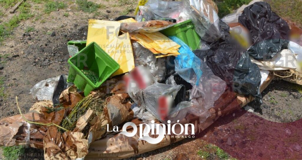 La FGR incinera 20 kilos de marihuana, cocaína y metanfetaminas en Hidalgo