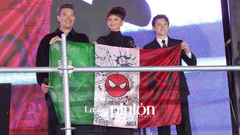 Tom Holland y Zendaya promocionan Spider-Man en Ciudad de México